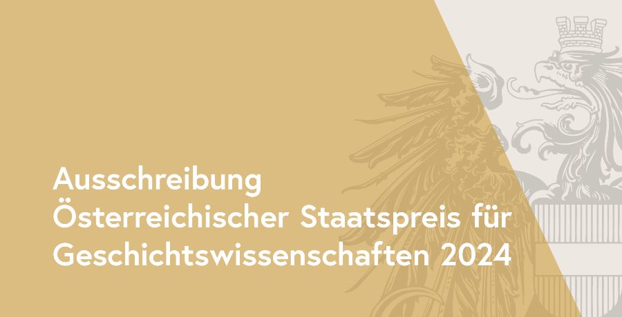 Österreichischer Staatspreis für Geschichtswissenschaften 2024