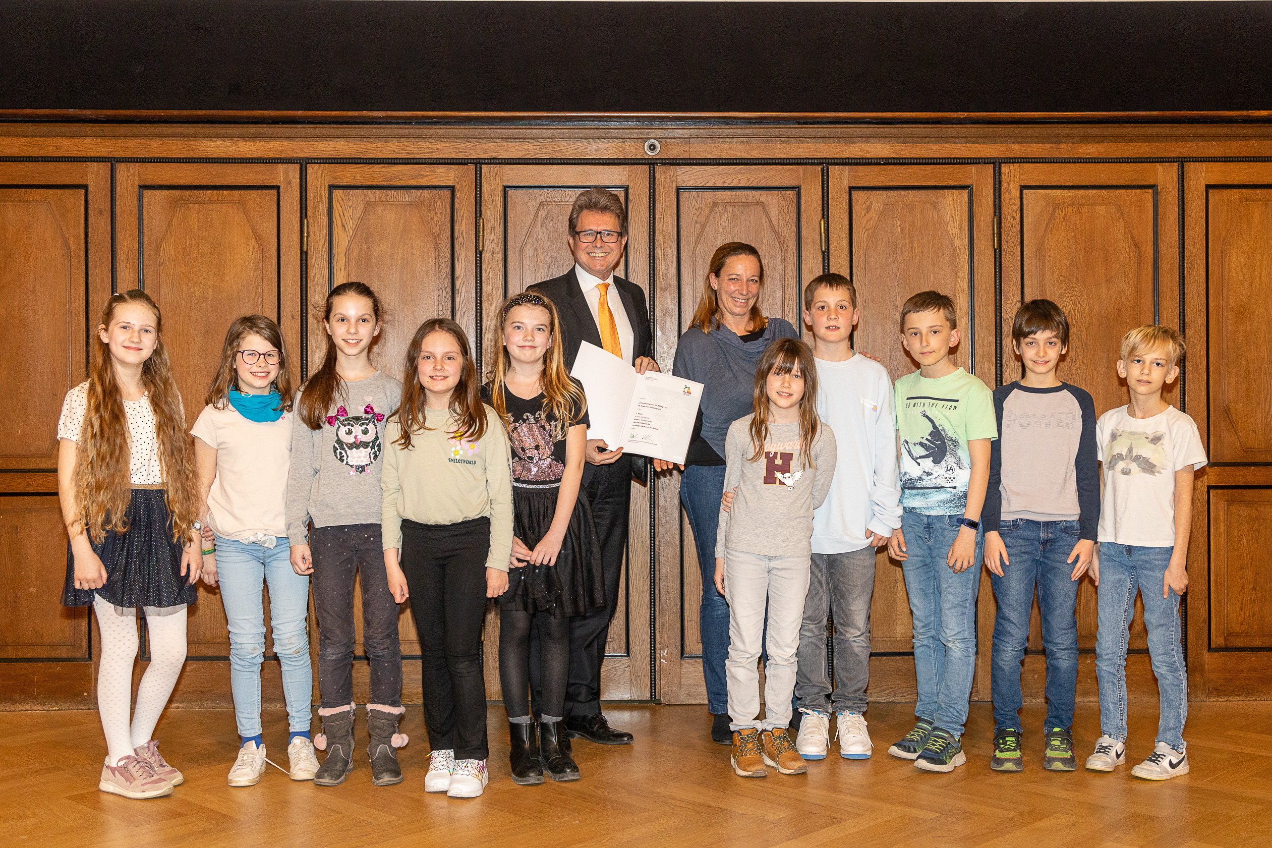 Wettbewerb „energie:bewusst im Alltag“ - Preisverleihung: Volksschule Asperner Heldenplatz