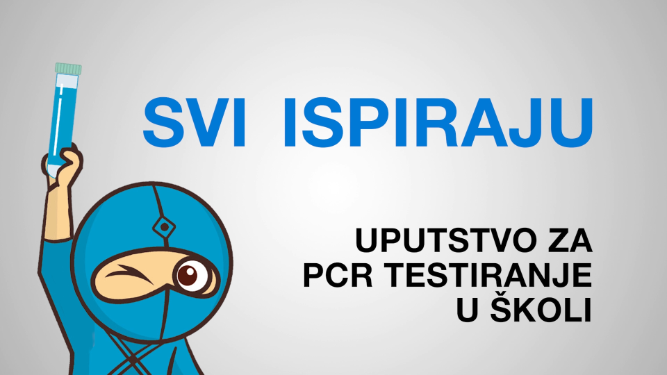 Anleitungsvideo zur Durchführung des PCR-Tests, Bosnisch/Kroatisch/Serbisch