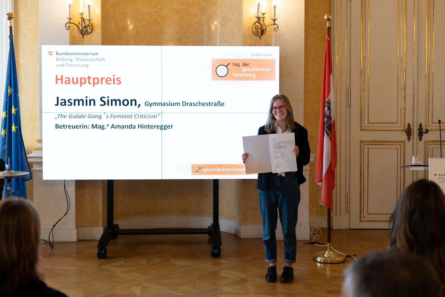possanner@school-Preis 2022 - Hauptpreisträgerin Jasmin Simon