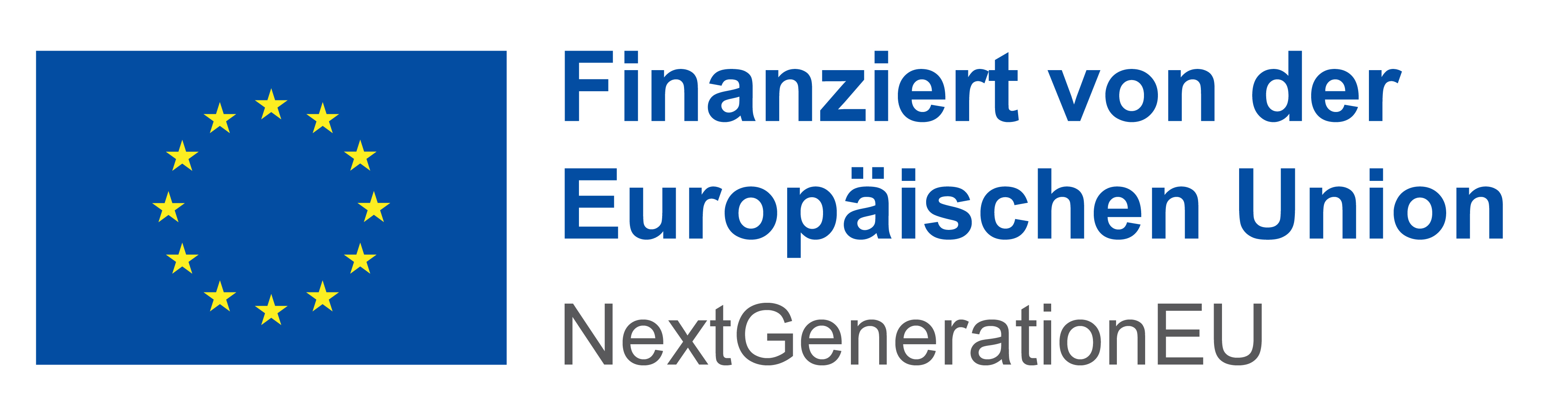 Logo NextGenerationEU. Finanziert von der Europäischen Union