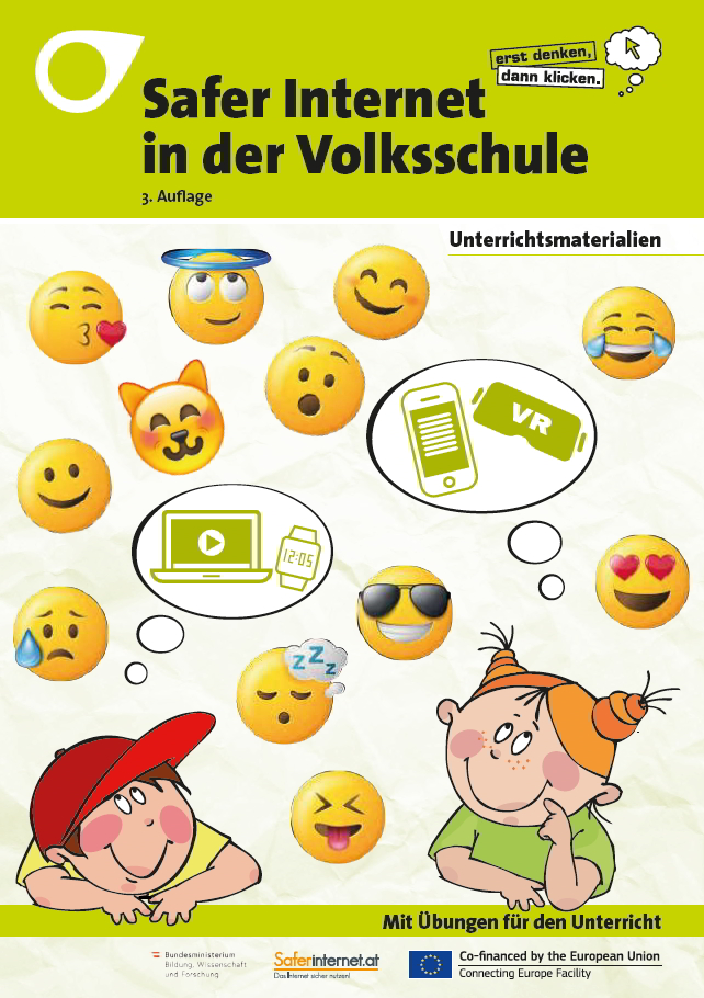 Broschüre Safer Internet in der Volkssschule - Cover